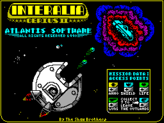 Ace 2 title screen for ZX Spectrum